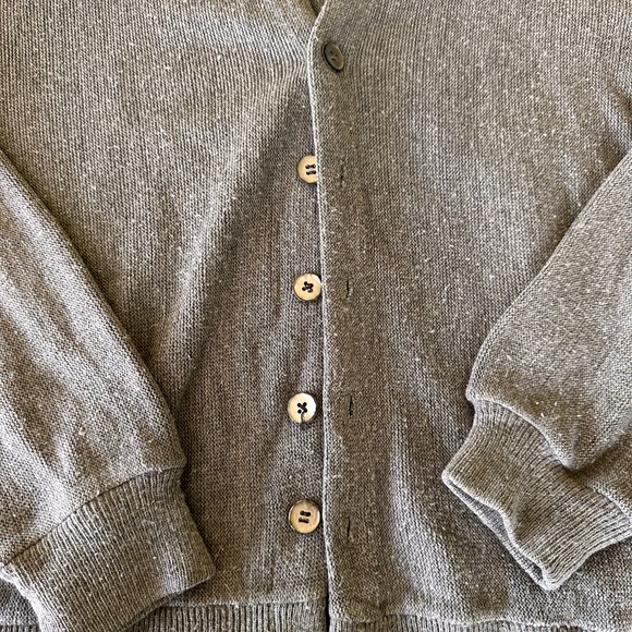 VINTAGE MENS 70s KNIT CARDIGAN - Picture 4 of 4